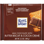 شکلات ریتر اسپرت بیسکوییت کره ای – RITTER SPORT حجم 100 گرم
