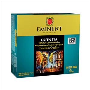  چای کیسه ای امیننت سبز – EMINENT GREEN TEA تعداد 100 عدد تی بگ
