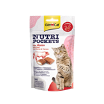 اسنک تشویقی گربه جیم کت با طعم گوشت گاو GimCat Nutri Pockets Beef وزن 60 گرم