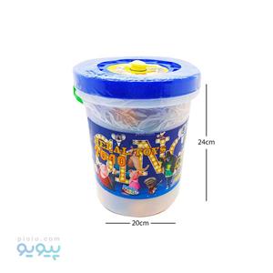 سطل لگو ۸۰ قطعه ای پلاستیکی آیتم ۲۰۴۰ عمده و کارتنی