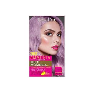 کیت رنگ مو اسکالیم سری collagen keratin شماره 11.22 حجم 100 میلی لیتر رنگ یاسی