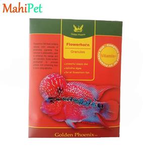 غذای ماهی گلدن فونیکس مدل FLOWERHORN وزن 20 گرم