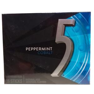 آدامس بدون شکر استیک کبالت نعناع تند فایو - 2.5 گرم بسته 15 عددی