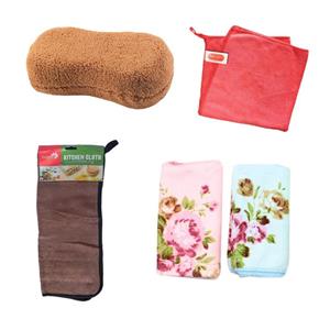 دستمال نظافت خودرو کد 0098 مجموعه 5 عددی