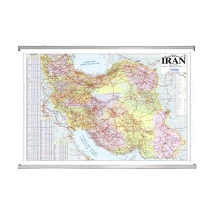 نقشه گیتاشناسی مدل تقسیمات کشوری ایران انگلیسی کد L449