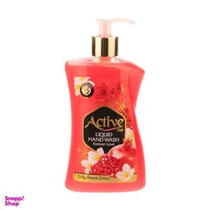 مایع دستشویی صدفی اکتیو مدل Forever Love وزن 450 گرم بسته 2 عددی