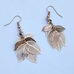 گوشواره زنانه طرح برگ مدل SE1010