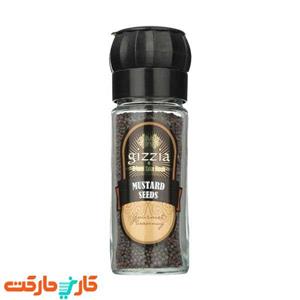 دانه خردل سیاه گیزیا gizzia حجم 50 گرم
