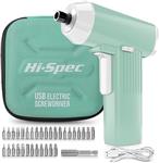 پیچ گوشتی شارژی برند Hi-Spec مدل 34 تکه 3.6 ولت