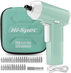 پیچ گوشتی شارژی برند Hi-Spec مدل 34 تکه 3.6 ولت