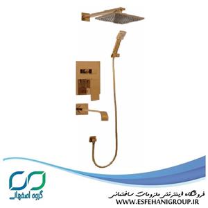 شیر حمام توکار سیتکو مدل c-7200 فلت طلایی 