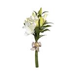 دسته گل طبیعی اورینتال سفید هیمان کد 1107