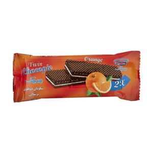 ویفر شکوپای پرتقالی چیچک - 45 گرم بسته 24 عددی