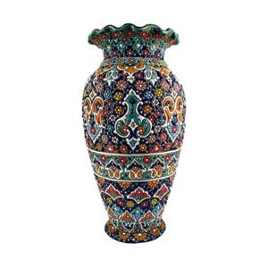 گلدان میناکاری کد 25 -