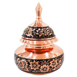 قندان مسی مدل الماس تراش طرح خاص کد Internal18p13