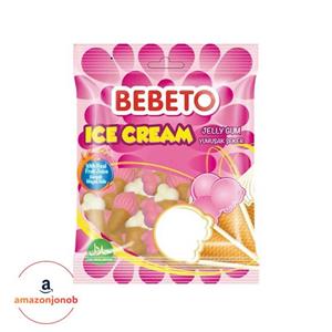 پاستیل بستنی قیفی ببتو -80 گرم