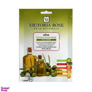 ماسک صورت ویکتوریا رز مدل Olive حجم 25 میلی لیتر بسته 5 عددی