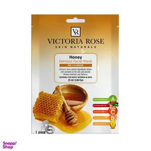 ماسک صورت ویکتوریا رز مدل Honey حجم 25 میلی لیتر بسته 5 عددی