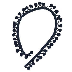 نوار یراق مدل پوم پوم mesh کد 03 طول 3 متر