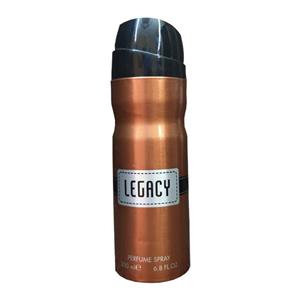 اسپری بدن مردانه ام کی تی مدل legacy حجم 200 میلی لیتر 