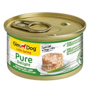 کنسرو سگ جیم داگ مدل Pure Delight طعم مرغ و بره 150 گرم GimDog Chicken with Lamb Flavour 