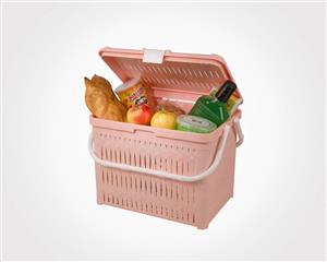 سبد پیک نیک درب دار مینی بامبو لیمون