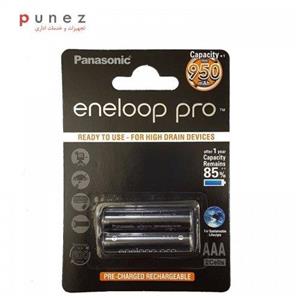 باتری قلمی قابل شارژ پاناسونیک مدل Eneloop Pro - بسته 2 عددی Panasonic Eneloop Pro AA Rechargeable Battery - Pack Of 2