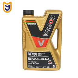 روغن موتور خودرو ونول VENOL مدل SYNTHESIS GOLD 5W-40 (4 لیتری)