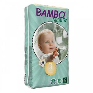 پوشک بامبو مدل Midi-Tallpack سایز 3 بسته 66 عددی Bambo Nature Midi-Tallpack Size 3 Diaper Pack of 66