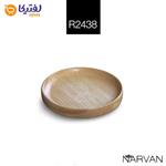 نعلبکی چوبی لبه دار نارون R 2438