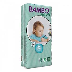 پوشک بامبو مدل Junior Tallpack سایز 5 بسته 54 عددی Bambo Nature Size Diaper Pack of 