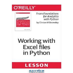 دانلود کتاب Working with Excel files in Python