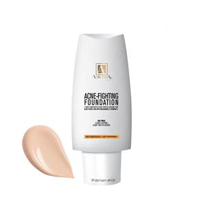 کرم پودر آموتیا مدل Acne_Fighting شماره 410 حجم 30 میلی لیتر