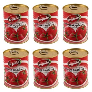 رب گوجه فرنگی ماهوند - 400 گرم مجموعه 6 عددی