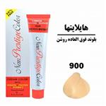 رنگ مو بلوند فوق العاده روشن نیو پرستیژ کالر سری هایلایتها شماره 900 حجم 120 میلی لیتر