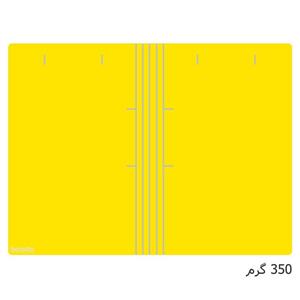 پوشه مقوایی خط دار 350 گرم بسته 100 عددی