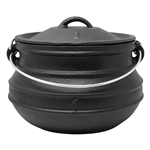 قابلمه 3 لیتری ته گرد کلارشتاین آلمان Klarstein Beefalo Potjie Schmortopf Größe S Potjies, Gusstopf Schwarz