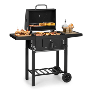 گریل باربیکیو کباب پز زغالی ایستاده کلارشتاین آلمان Klarstein Meat Machine Holzkohlegrill Schwarz