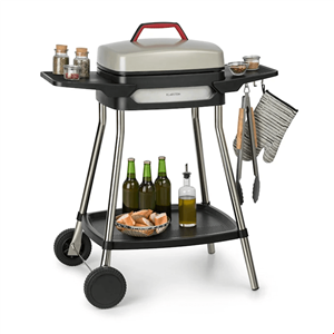 گریل باربیکیو برقی ایستاده کلارشتاین آلمان Klarstein Gatsby Elektrogrill Schwarz / Beige