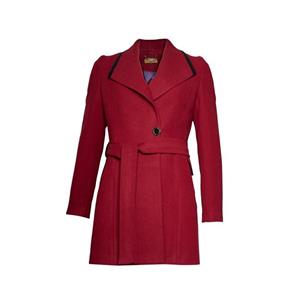 پالتو زنانه فوتر یقه امریکایی تک دکمه کد 1067