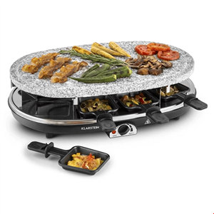 گریل راکلت پز برقی کلارشتاین آلمان Klarstein All-U-Can-Grill Raclettegrill 4-in-1 Schwarz Raclettegrill 1500 watt