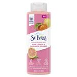 شامپو بدن لیمو صورتی و پرتقال ماندارین۴۷۳ میل سینت ایوز  St .Ives Exfoliating Body Wash Pink Lemon & Mandarin Orange