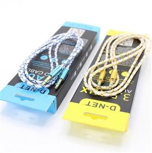 کابل AUX پکدار D-NET طول 3.5 متر