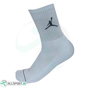 جوراب ورزشی جردن طرح اصلی Jordan Socks Sport White 