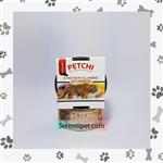 کنسرو تشویقی گربه پتچی مرغ کلاسیک و کدو حلوایی Petchi وزن ۱۲۰ گرم