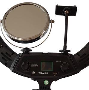 رینگ لایت TS-448 RING LIGHT همراه پایه 803 ( قطر 48 80 وات)