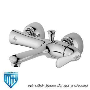 شیر حمام یا دوش تپس مدل یاتو سفید طلایی