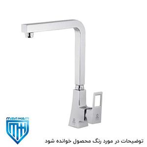 شیر سینک یا ظرفشویی تپس مدل فلت رز سفید طلایی