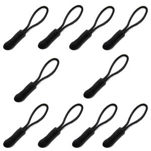 بند زیپ پلاستیکی مشکی طول 65 میلی‌متر بسته 10 عددی