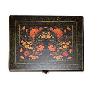 جعبه  چای و دمنوش 24*30  طرح گل مرغی